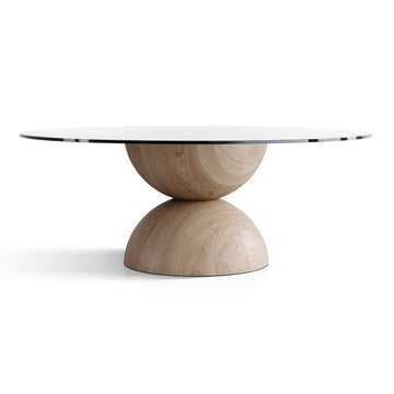 Ella Round Walnut matbord
