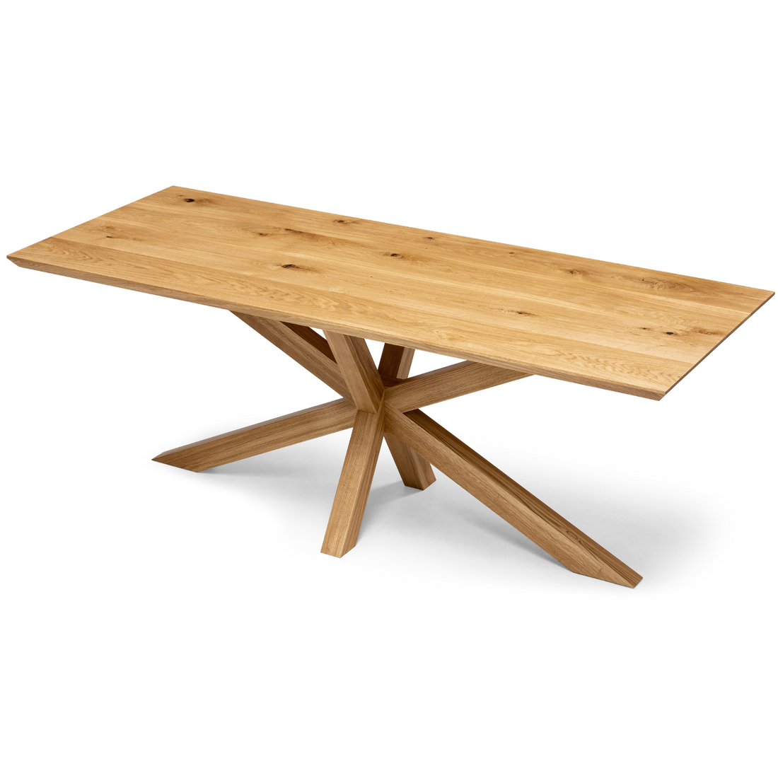 Julia Extendable Oak Dining Table Spider Leg | S10Home