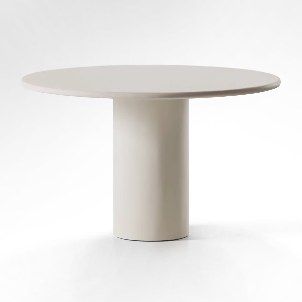 Frida Gold Table Frida Round Dining Table in Cement | Microcement | S10Home