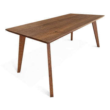 Aurora Oak Dining Table in Chocolate Oak 180cm